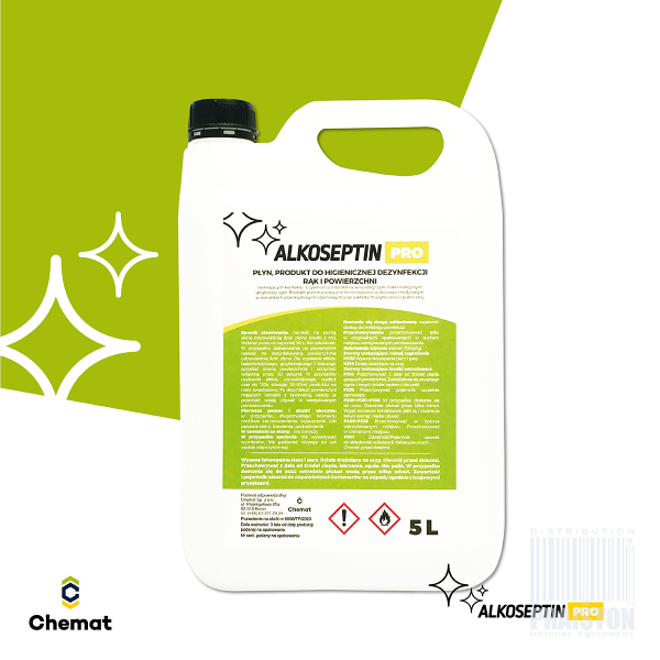 Preparaty do dezynfekcji rąk i skóry Chemat ALKOSEPTIN PRO