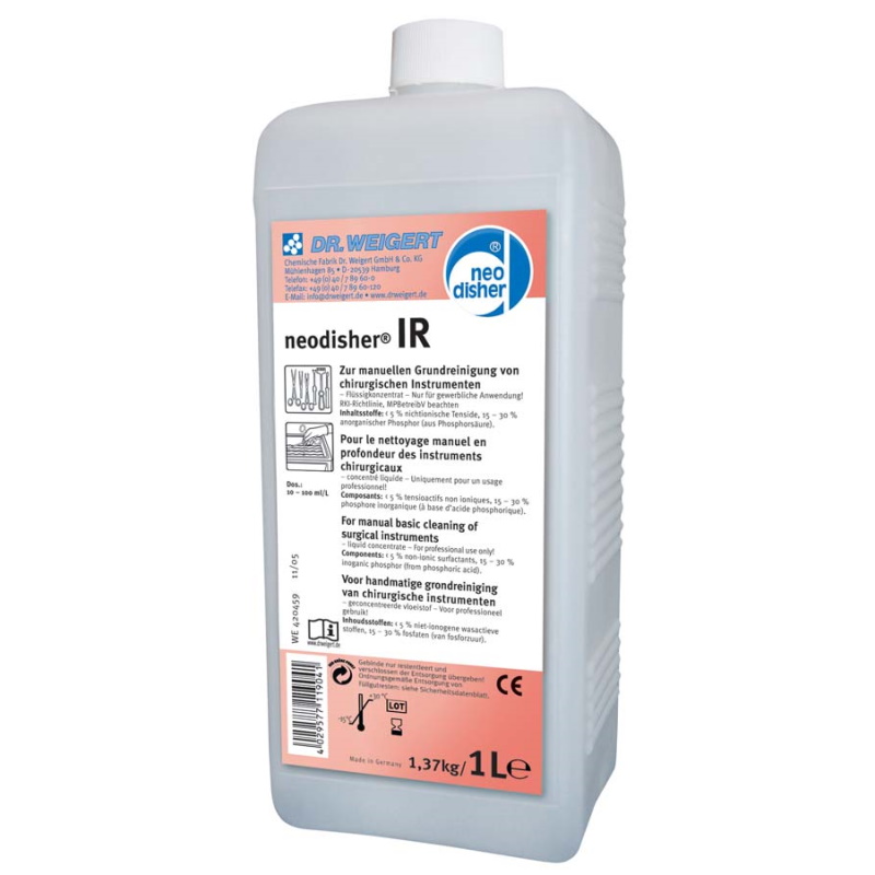 Preparaty do manualnego mycia narzędzi Dr. Weigert Neodisher IR
