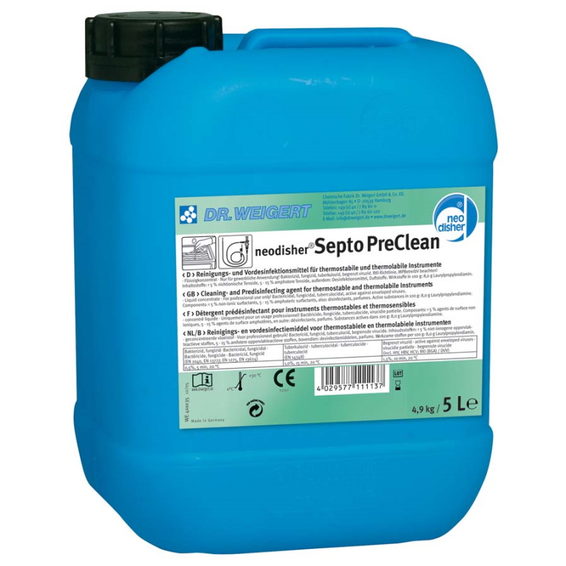 Preparaty do manualnego mycia narzędzi Dr. Weigert Neodisher Septo PreClean 