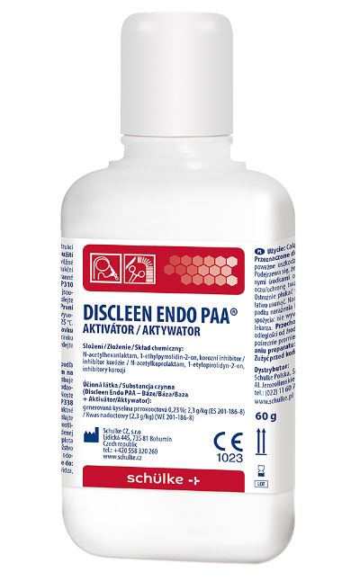 Preparaty do manualnej dezynfekcji narzędzi i wyrobów medycznych Schulke discleen endo PAA