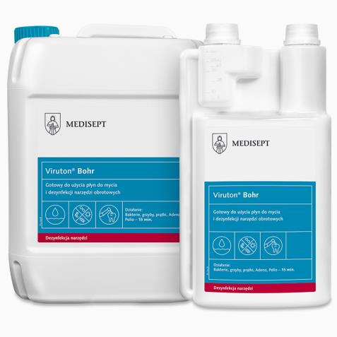 Preparaty do manualnej dezynfekcji narzędzi i wyrobów medycznych MEDISEPT Viruton Bohr