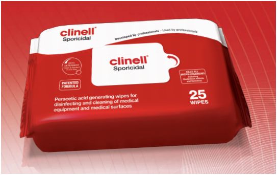Preparaty do manualnej dezynfekcji powierzchni GAMA Healthcare clinell Sporicidal