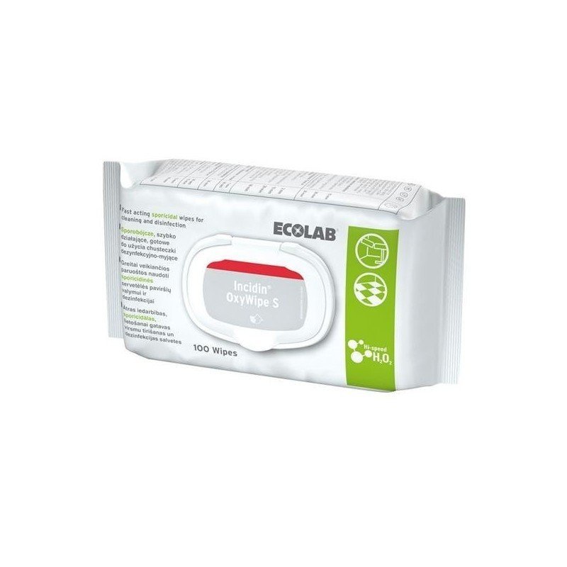 Preparaty do manualnej dezynfekcji powierzchni Ecolab Incidin OxyWhipe