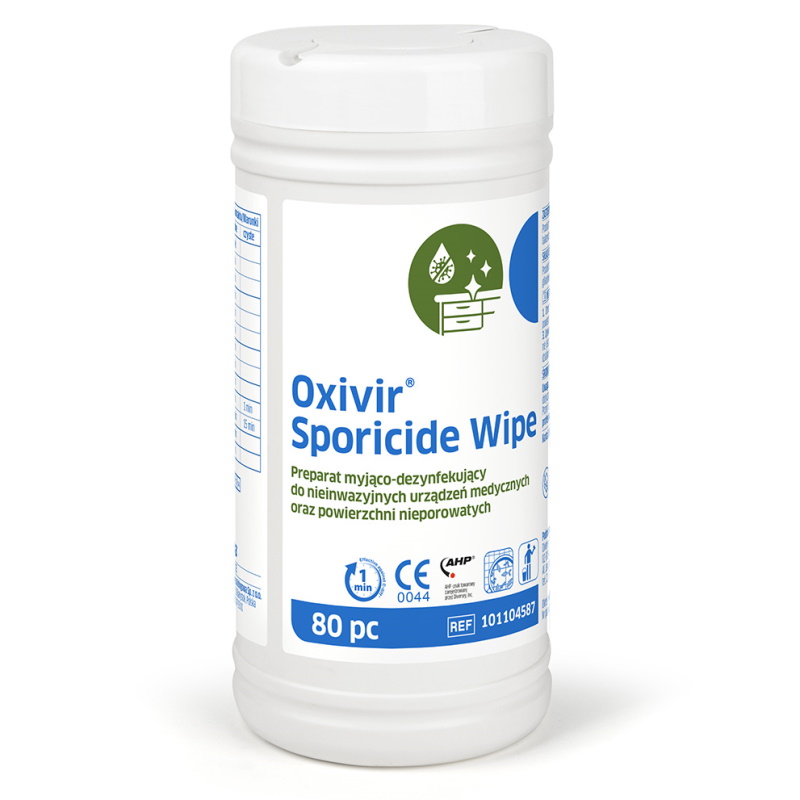 Preparaty do manualnej dezynfekcji powierzchni Diversey Oxivir Sporicide Wipe