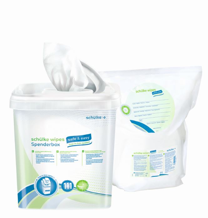 Preparaty do manualnej dezynfekcji powierzchni Schulke Schulke chusteczki „safe&easy”
