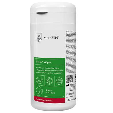 Preparaty do manualnej dezynfekcji powierzchni MEDISEPT Velox Wipes NA