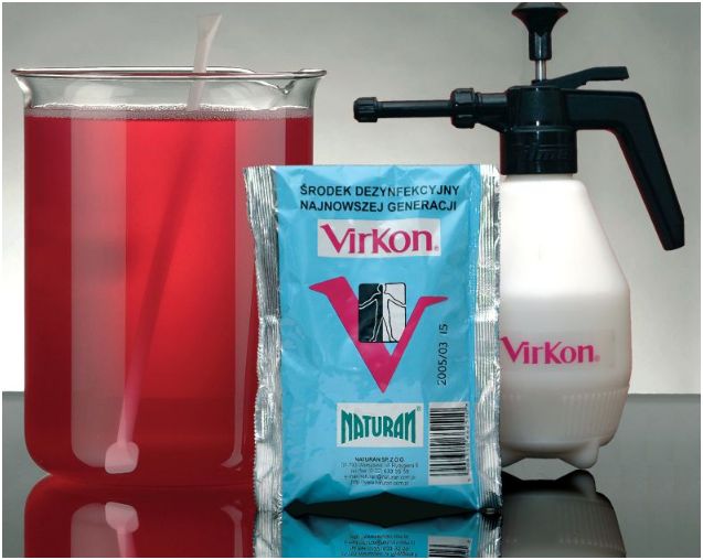 Preparaty do manualnej dezynfekcji powierzchni Naturan Virkon