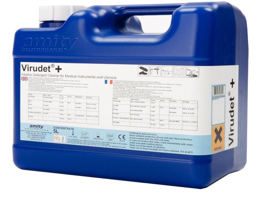 Preparaty do maszynowej dezynfekcji narzędzi i wyrobów Amity International Virudet +