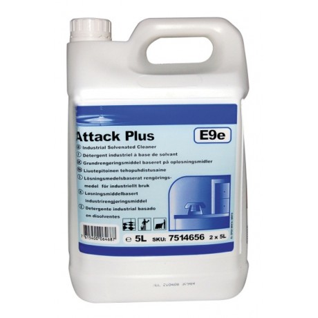 Preparaty myjące do podłóg, wykładzin i tapicerek Diversey Attack Plus E9e