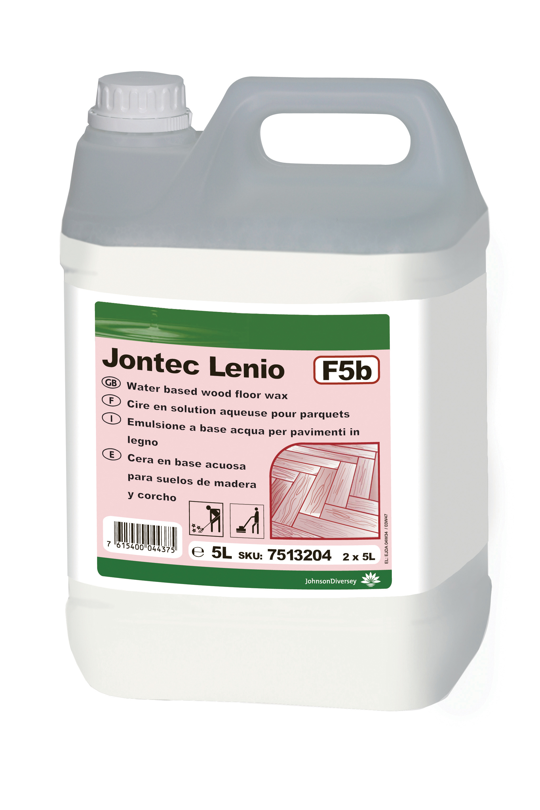 Preparaty myjące do podłóg, wykładzin i tapicerek Diversey TASKI Jontec Lenio F5b