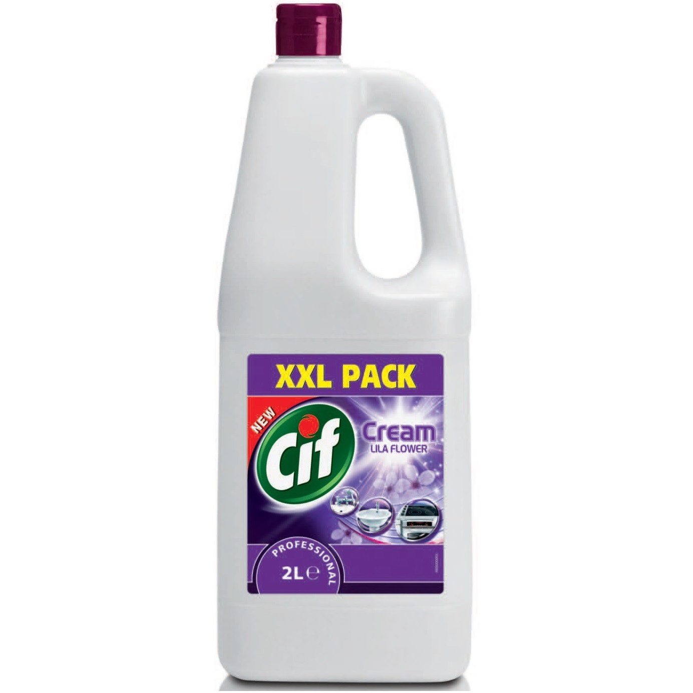 Preparaty myjące do powierzchni ponad podłogowych Diversey Cif Cream Lila Flower