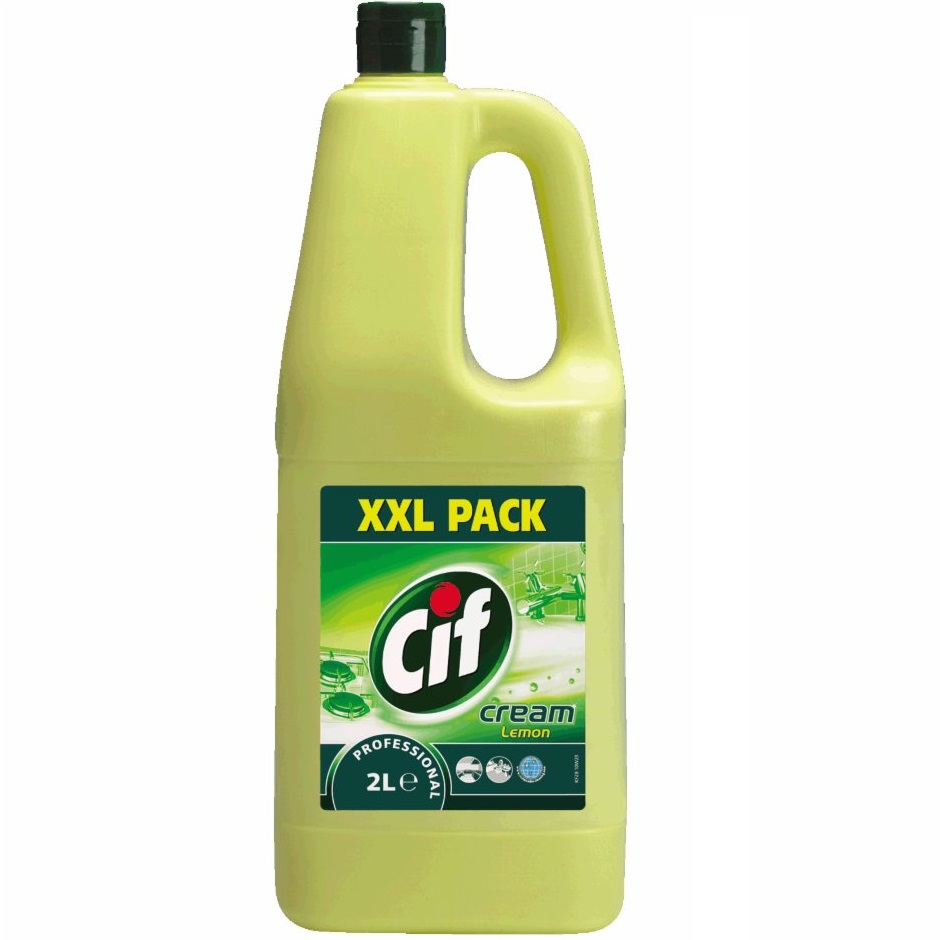 Preparaty myjące do powierzchni ponad podłogowych Diversey Cif Professional Cream Lemon