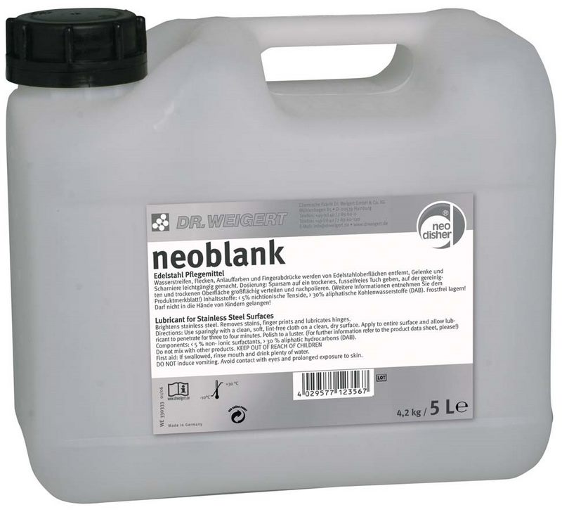 Preparaty myjące do powierzchni ponad podłogowych Dr. Weigert Neoblank