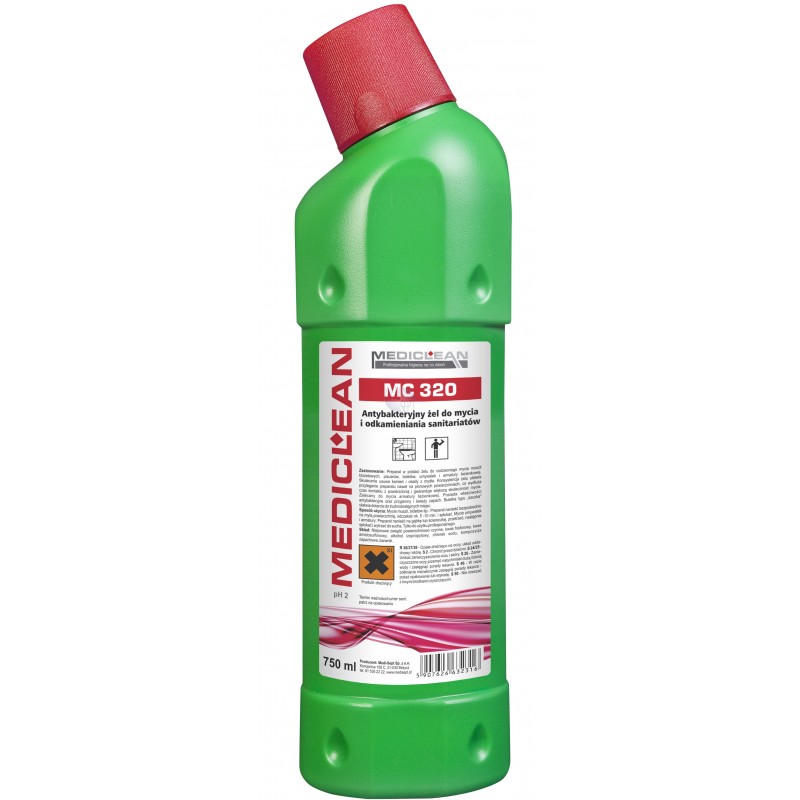Preparaty myjące do sanitariatów Mediclean MC 320 WC Clean