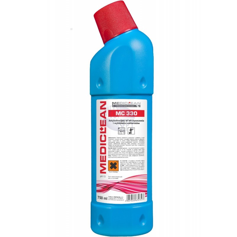 Preparaty myjące do sanitariatów Mediclean MC 330 Chlor Clean