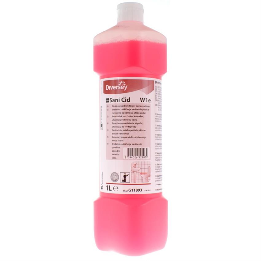 Preparaty myjące do sanitariatów Diversey TASKI Sani Cid W1e 1L