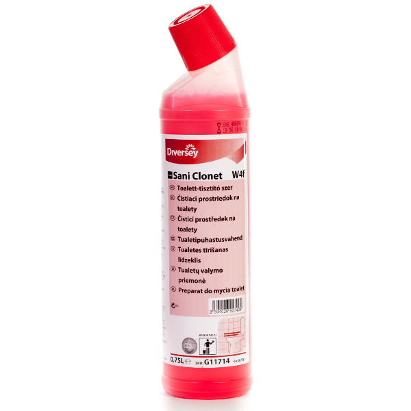 Preparaty myjące do sanitariatów Diversey TASKI Sani Clonet W4f 750ml