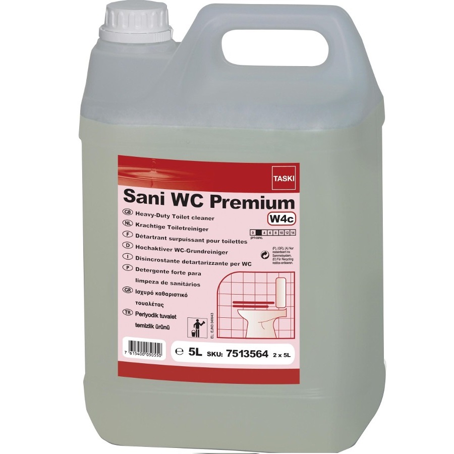 Preparaty myjące do sanitariatów Diversey TASKI Sani WC Premium W4c