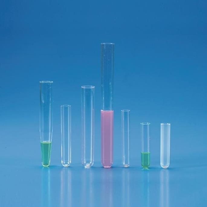 Probówki z tworzyw sztucznych Kartell PS okrągłodenna bez zakrętki