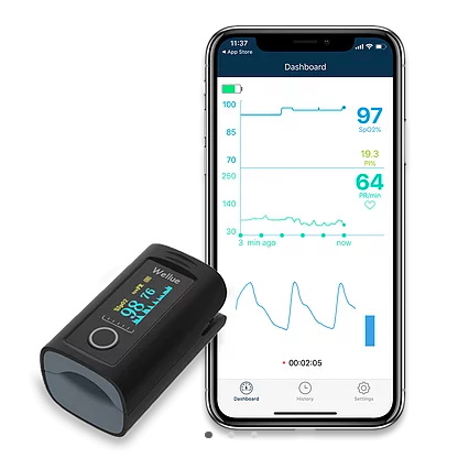 Pulsoksymetry napalcowe VIATOM OxySmart Blue