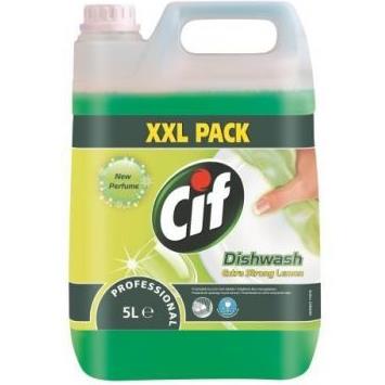 Ręczne mycie Diversey Cif Professional Dishwash Extra Strong Lemon