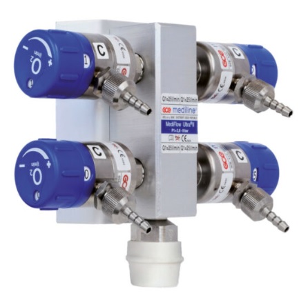 Reduktory tlenu, powietrza i innych gazów medycznych GCE MULTISTAR