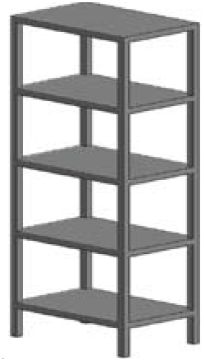 Regały medyczne ALVO Medical ALVO 2-1223-1