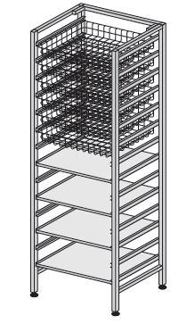 Regały medyczne TRIBO R 605