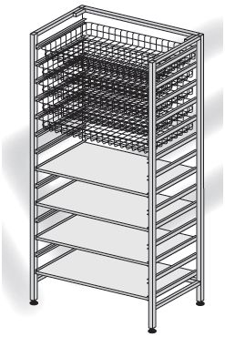 Regały medyczne TRIBO R 904