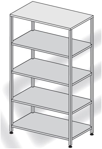 Regały medyczne TRIBO SK 7502/04