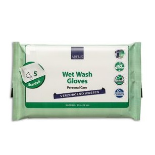 Rękawice i myjki do mycia ciała pacjenta Abena 540050 / 540051 / 540052