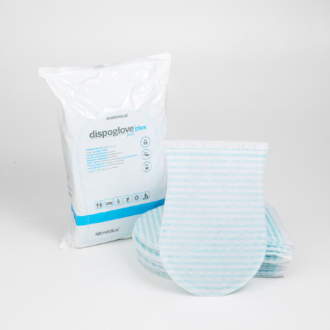 Rękawice i myjki do mycia ciała pacjenta C.V. Medica Dispoglove Plus