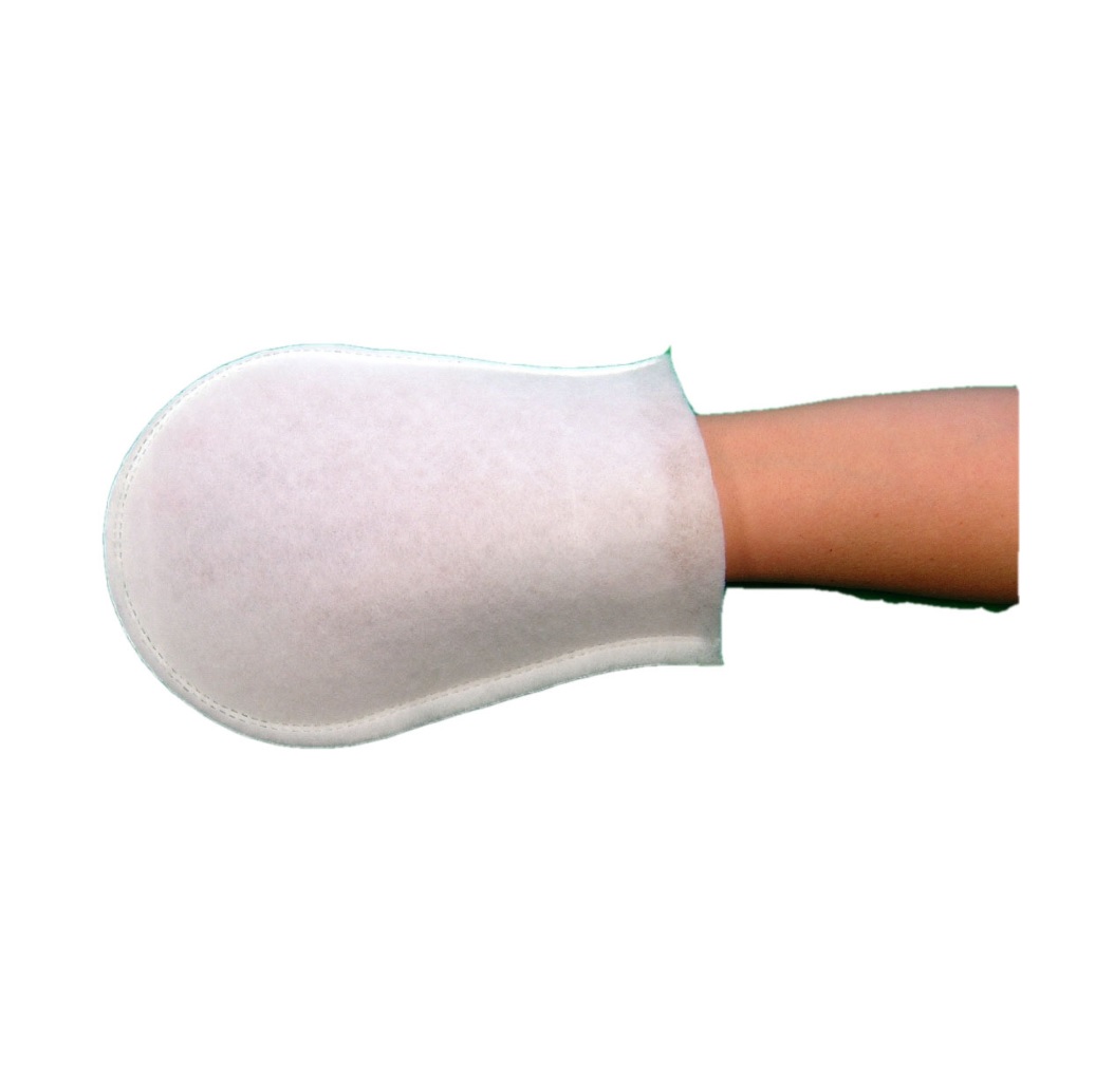 Rękawice i myjki do mycia ciała pacjenta C.V. Medica Disposin