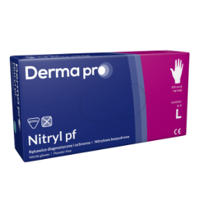 Rękawice medyczne Paso-Trading DERMA PRO nitryl