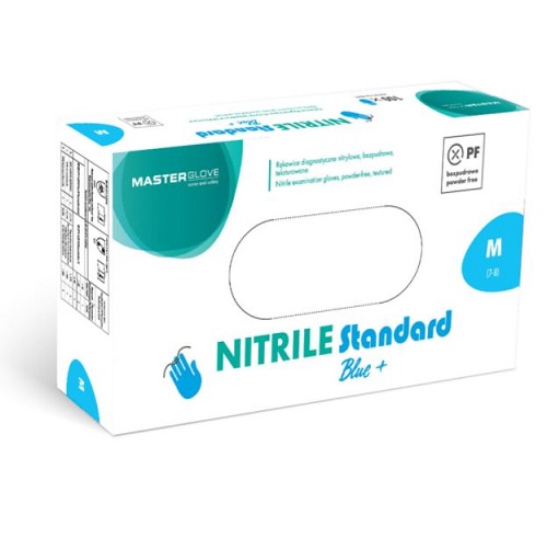 Rękawice medyczne SORIMEX sp. z o.o. sp. k. Master Glove Nitrile Standard blue+