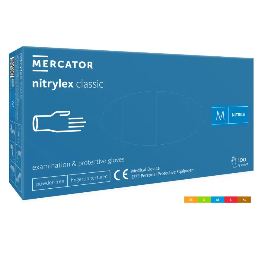 Rękawice medyczne Mercator Medical nitrylex classic