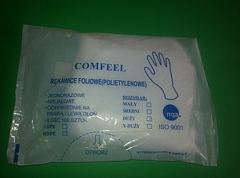 Rękawice medyczne B/D rękawice