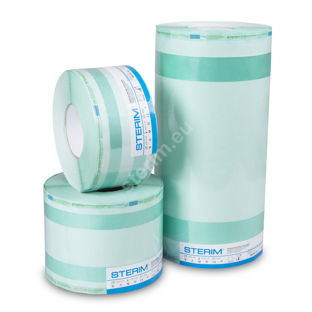 Rękawy papierowo – foliowe z fałdą Informer Med papierowo-foliowe z zakładką