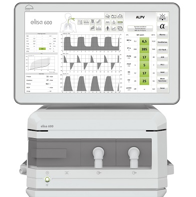 Respiratory stacjonarne dla dorosłych i dzieci Löwenstein Medical Elisa 600