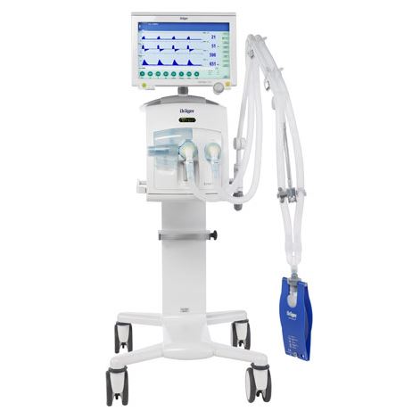 Respiratory stacjonarne dla dorosłych i dzieci Dräger Evita V300
