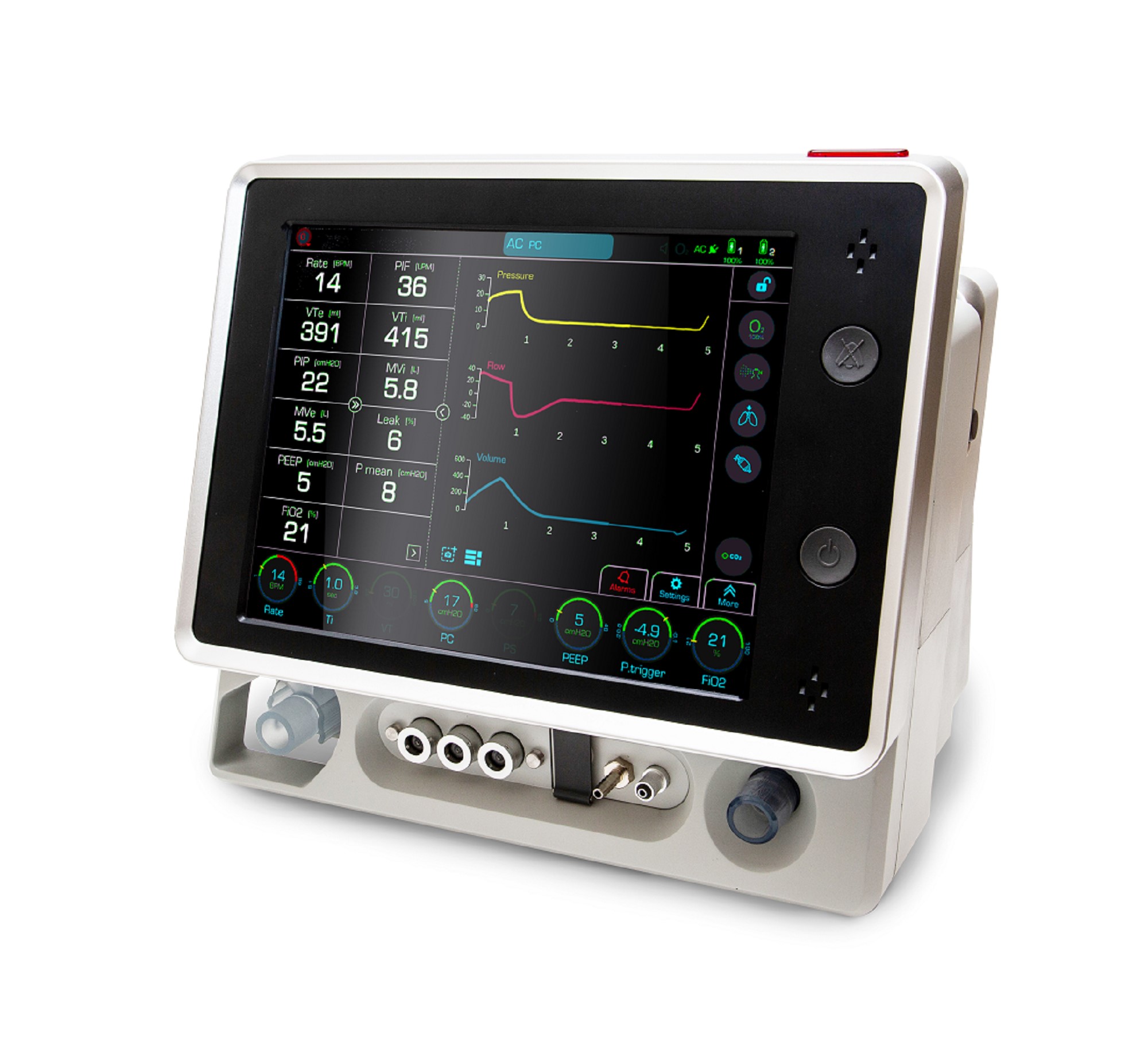 Respiratory stacjonarne dla dorosłych i dzieci Flight Medical Innovations Ltd Flight Ventoux
