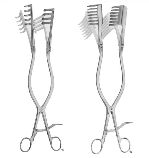 Rozwieracze / retraktory chirurgiczne B.Braun Rozwieracze do laminektomii