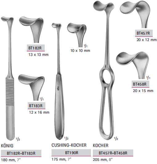 Rozwieracze / retraktory chirurgiczne B.Braun Rozwieracze żylne i do ran