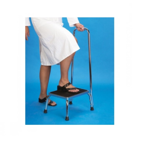 Schodki - stopnie do wchodzenia do wanny PDS CARE Stopień z poręczą - schodek