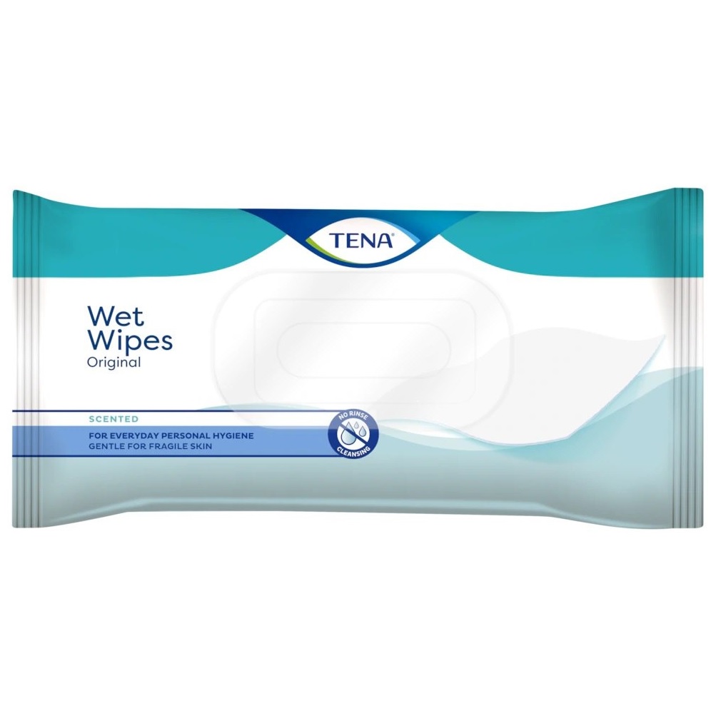 Ściereczki i chusteczki do mycia ciała pacjenta Tena Wet Wipes Original