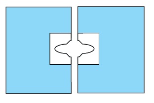 Serwety operacyjne – obłożenie pola operacyjnego JKT/MOLNLYCKE Serweta chirurgiczna dwuwarstwowa z otworem 380192