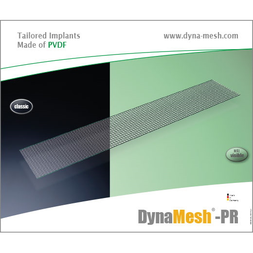 Siatki i taśmy do zabiegów urologicznych FEG Textiltechnik DynaMesh-PR