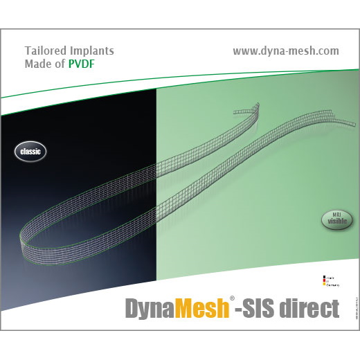 Siatki i taśmy do zabiegów urologicznych FEG Textiltechnik DynaMesh-SIS direct