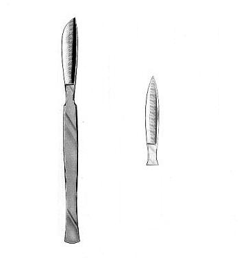 Skalpele wielorazowe GAMA s. c. - dystrybutor importer Skalpel chirurgiczny spiczasty 5 cm