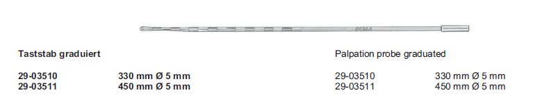 Sondy palpacyjne do endoskopów sztywnych REMA Próbniki palpacyjne do endoskopów sztywnych